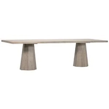 Jansen 96" Dining Table in Light Warm Wash